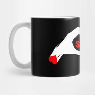 Sushi Love Heart Hands Mug